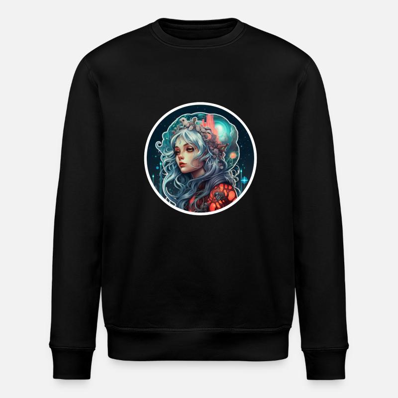 Sci Fi Fantasy Mädchen - Stanley/Stella Unisex Bio-Sweatshirt ROLLER - Schwarz