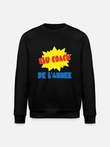 COACH de l'année - Sweat bio ROLLER Stanley/Stella Unisexe - noir