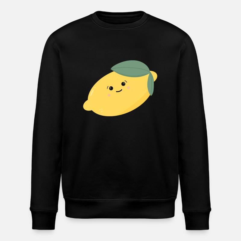 Citron Doux Kawaii - Sweat bio ROLLER Stanley/Stella Unisexe - noir