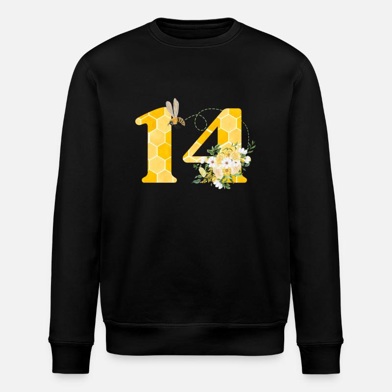 14e anniversaire abeille - Sweat bio ROLLER Stanley/Stella Unisexe - noir