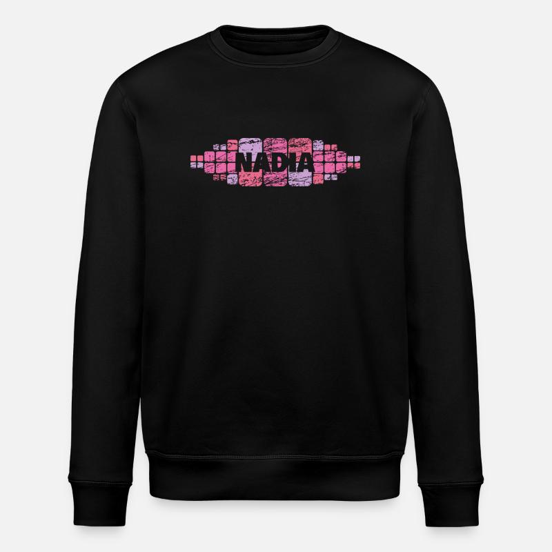 Gift for Nadia - Stanley/Stella ROLLER Unisex Organic Sweatshirt - black