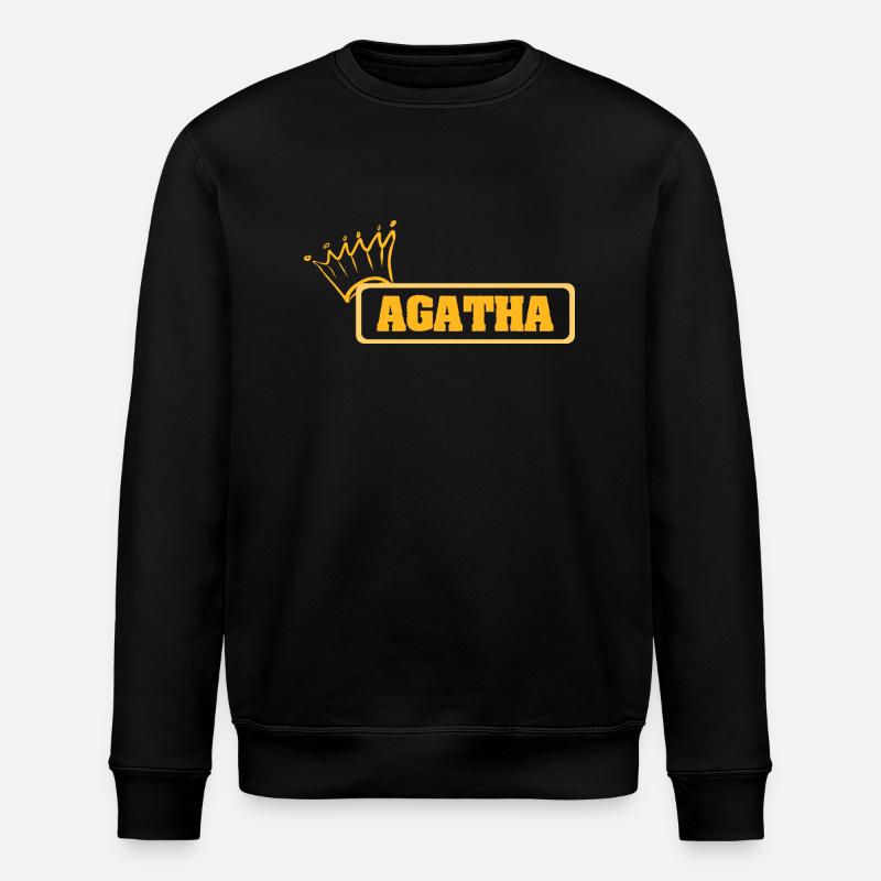 Cadeau pour Agatha - Sweat bio ROLLER Stanley/Stella Unisexe - noir