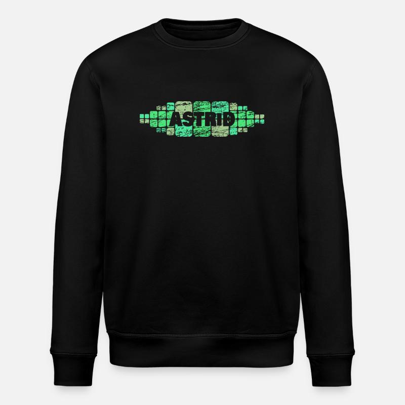 Mom Astrid - Stanley/Stella ROLLER Unisex Organic Sweatshirt - black
