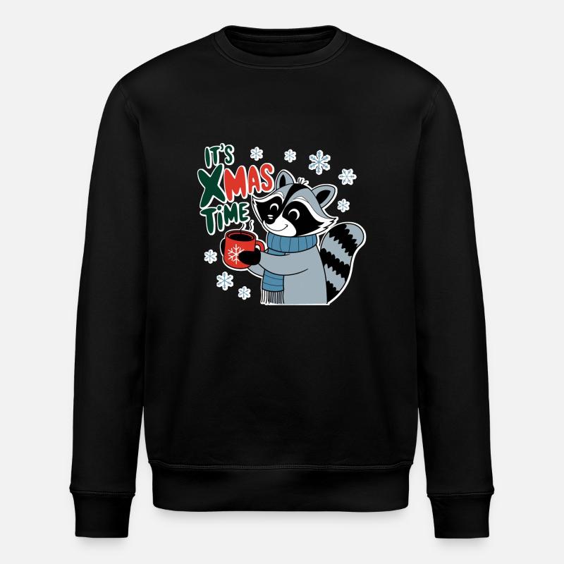l'instant de noel - hiver mignon - Sweat bio ROLLER Stanley/Stella Unisexe - noir