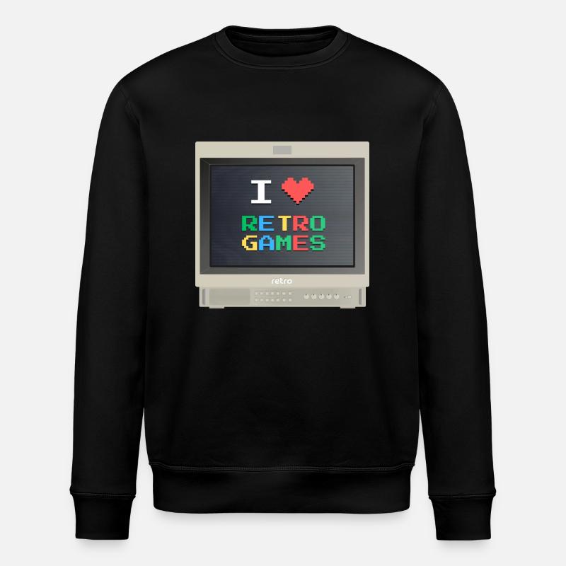 PVM Lover - Retrogames (Beige) - Sweat bio ROLLER Stanley/Stella Unisexe - noir