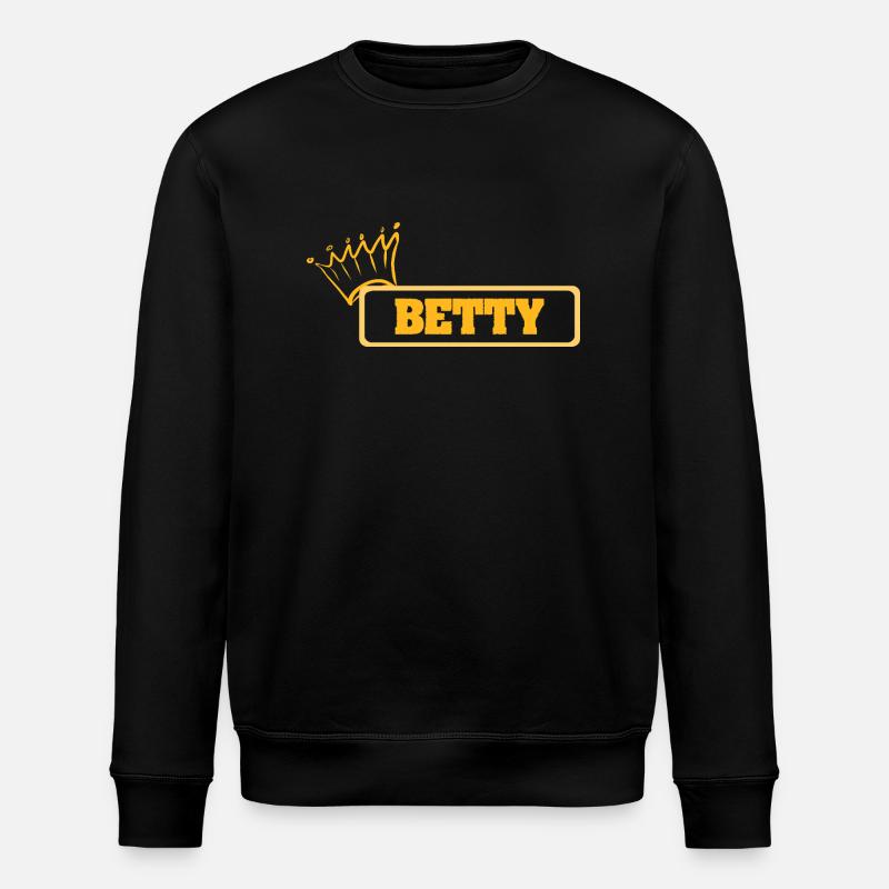 Betty - Stanley/Stella Unisex Bio-Sweatshirt ROLLER - Schwarz