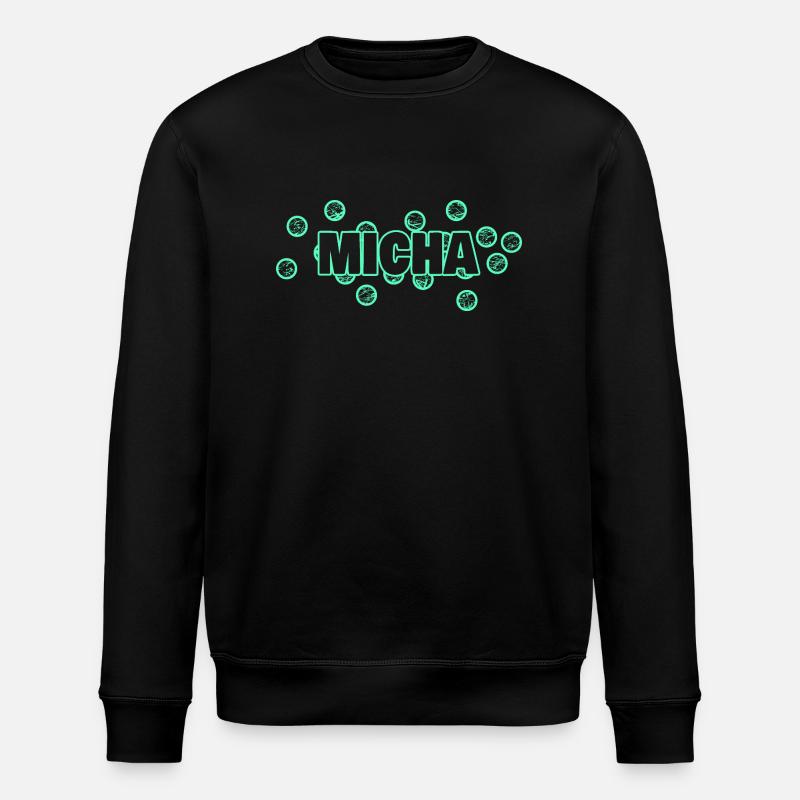Funny Micha - Stanley/Stella ROLLER Unisex Organic Sweatshirt - black