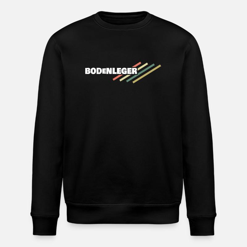 Arbeitsplatz Bodenleger - Stanley/Stella Unisex Bio-Sweatshirt ROLLER - Schwarz