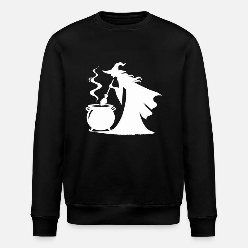 hexe kochtopf - Stanley/Stella Unisex Bio-Sweatshirt ROLLER - Schwarz