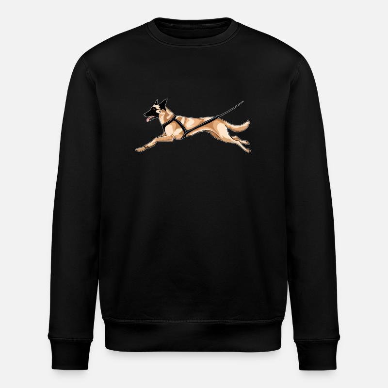 malinois canicross - Sweat bio ROLLER Stanley/Stella Unisexe - noir