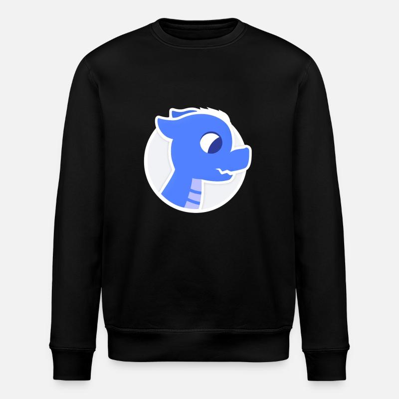 Mignon dragon douillet bleu - Sweat bio ROLLER Stanley/Stella Unisexe - noir