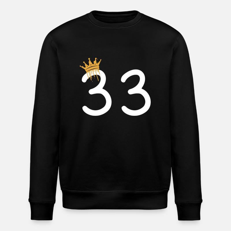 33 - Stanley/Stella ROLLER Unisex Organic Sweatshirt - black