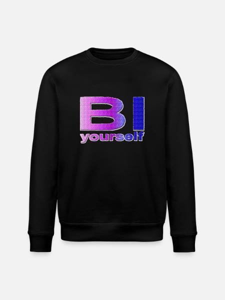BI yourself - Stanley/Stella Unisex Bio-Sweatshirt ROLLER - Schwarz