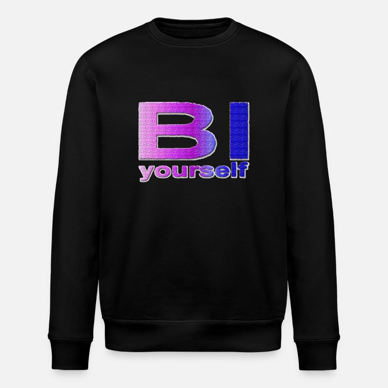 BI yourself - Stanley/Stella Unisex Bio-Sweatshirt ROLLER - Schwarz