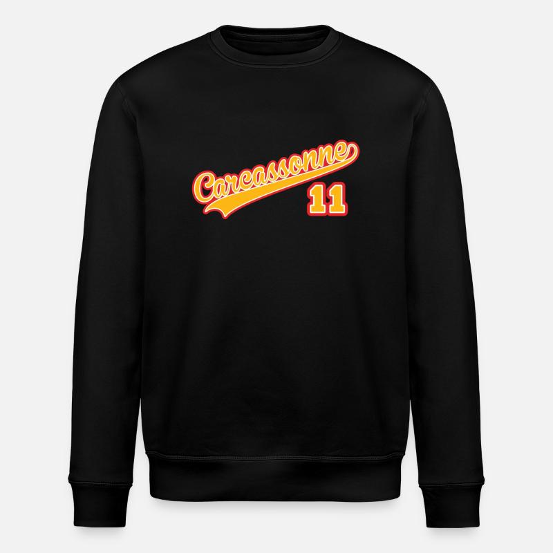 Languedoc Roussillon Carcassonne 11 II - Sweat bio ROLLER Stanley/Stella Unisexe - noir