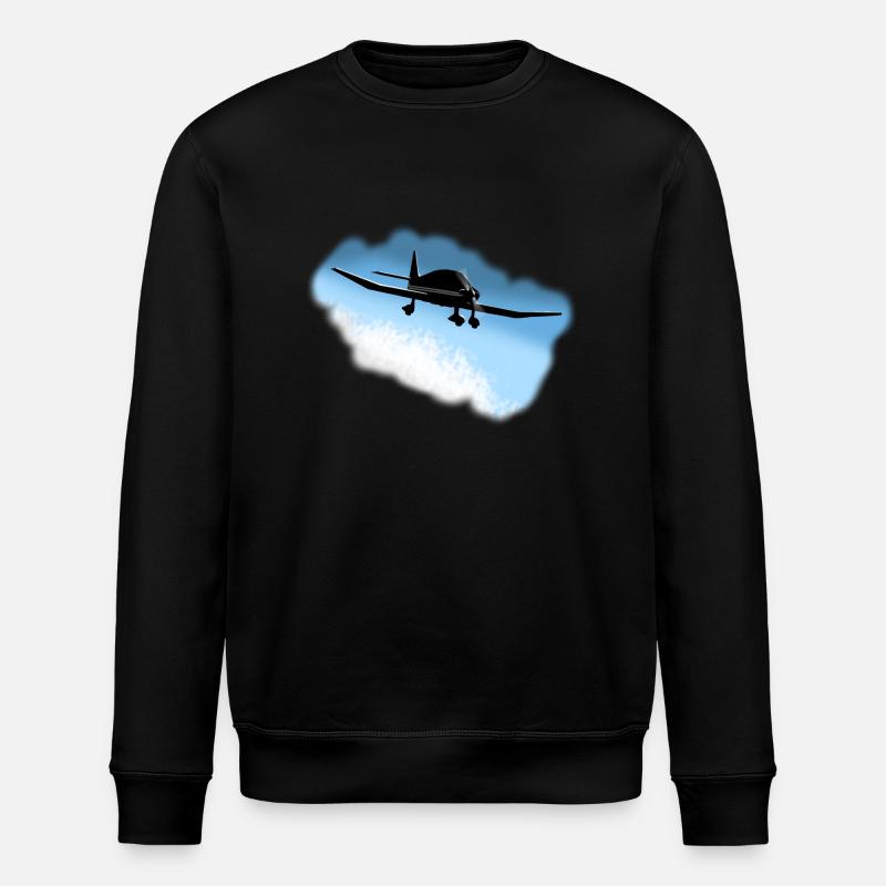 Dr400 sky - Stanley/Stella ROLLER Unisex Organic Sweatshirt - black