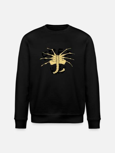 free_huggs - Stanley/Stella Unisex Bio-Sweatshirt ROLLER - Schwarz