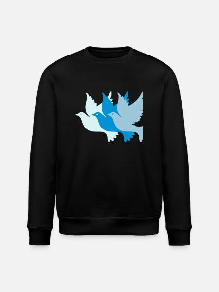 peace - Stanley/Stella ROLLER Unisex Organic Sweatshirt - black