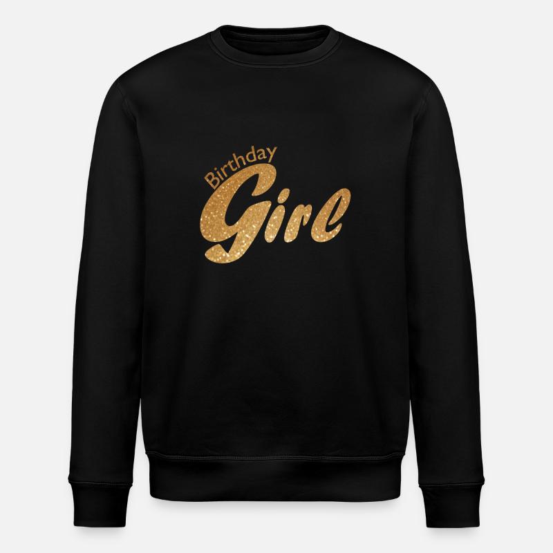 Fille d'anniversaire - Sweat bio ROLLER Stanley/Stella Unisexe - noir