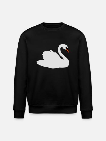 Cygne - Sweat bio ROLLER Stanley/Stella Unisexe - noir