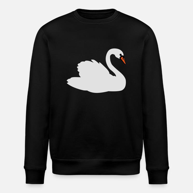 Schwan - Stanley/Stella Unisex Bio-Sweatshirt ROLLER - Schwarz