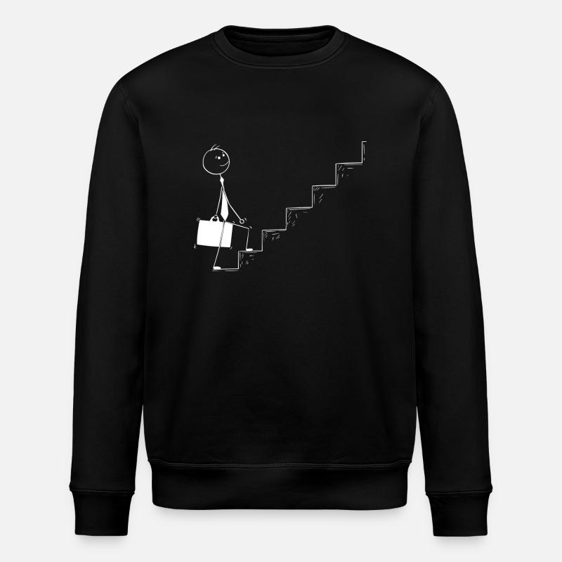 success Steps - Stanley/Stella ROLLER Unisex Organic Sweatshirt - black