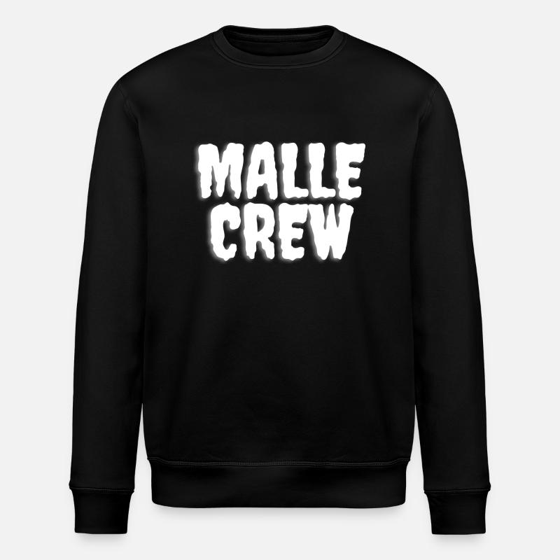Malle Crew - Stanley/Stella ROLLER Unisex Organic Sweatshirt - black
