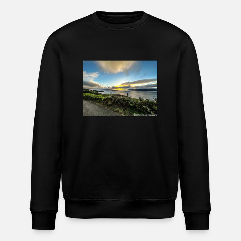 An Irish Sunset - Stanley/Stella ROLLER Unisex Organic Sweatshirt - black