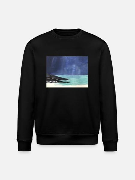 Traumstrand - Stanley/Stella Unisex Bio-Sweatshirt ROLLER - Schwarz