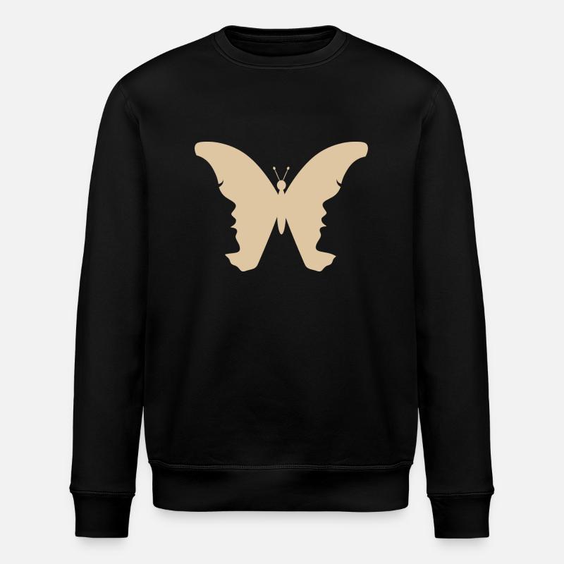 Papillon visage - Sweat bio ROLLER Stanley/Stella Unisexe - noir
