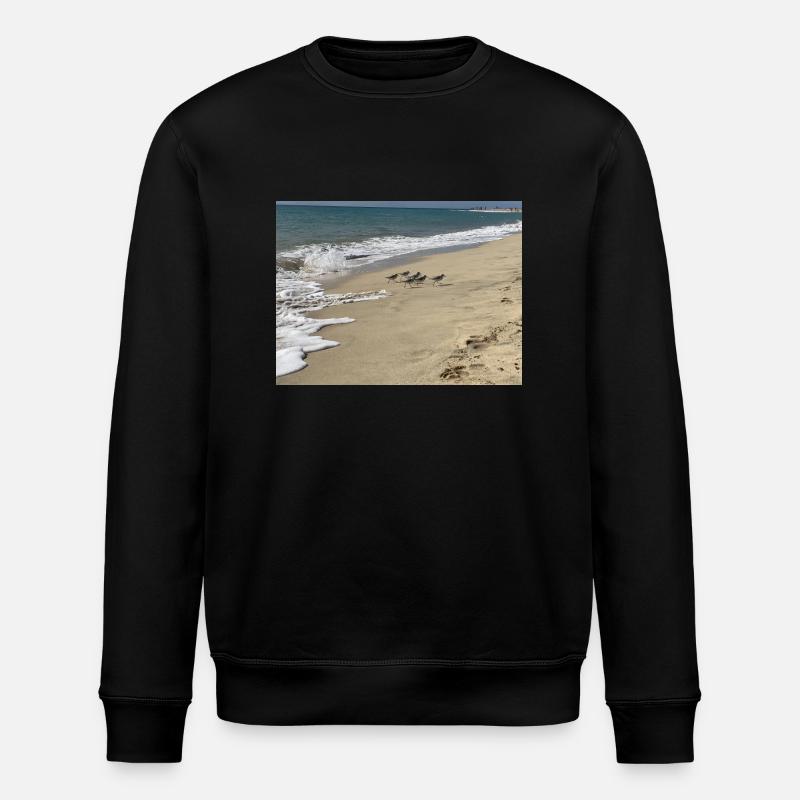 Run Bird run - Stanley/Stella ROLLER Unisex Organic Sweatshirt - black