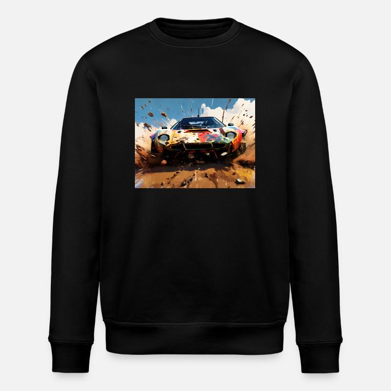 Rally Raid #1 - Sweat bio ROLLER Stanley/Stella Unisexe - noir