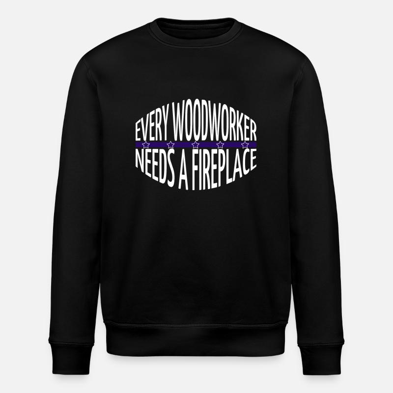 arboriculture geek plumber - Stanley/Stella Unisex Bio-Sweatshirt ROLLER - Schwarz