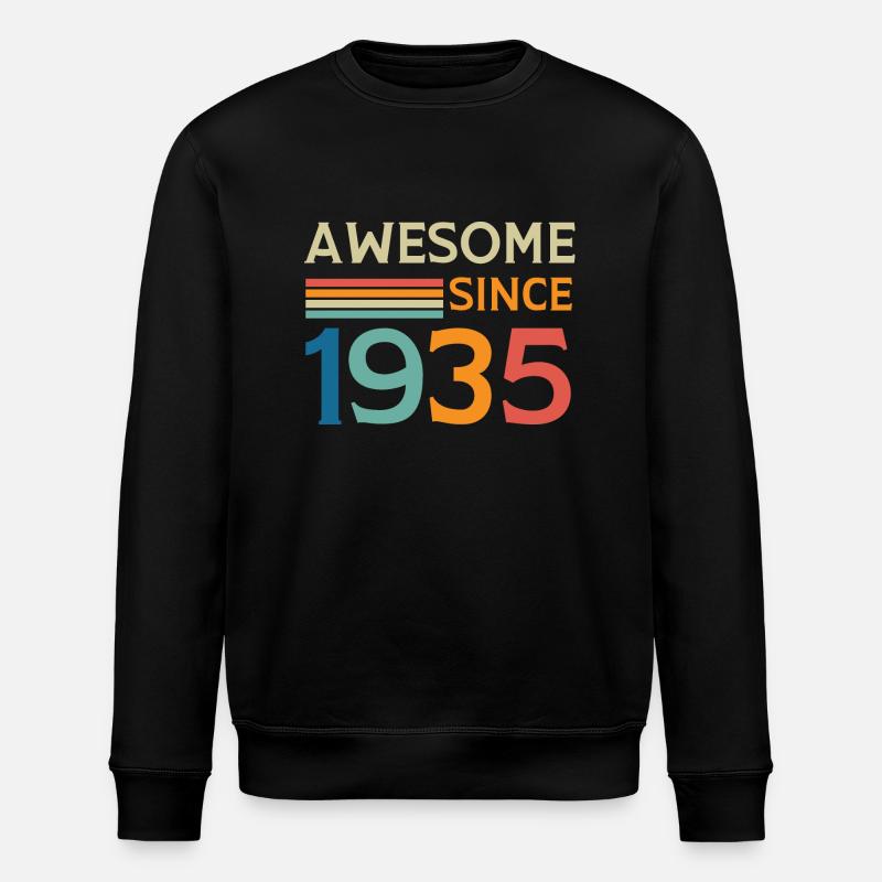 Großartig seit 1935 - Stanley/Stella Unisex Bio-Sweatshirt ROLLER - Schwarz
