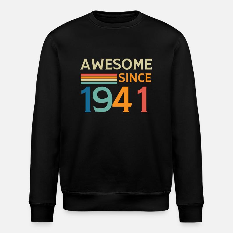 Awesome since 1941 - Sweat bio ROLLER Stanley/Stella Unisexe - noir