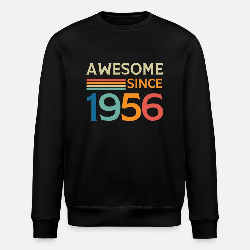 Awesome since 1956 - Sweat bio ROLLER Stanley/Stella Unisexe - noir