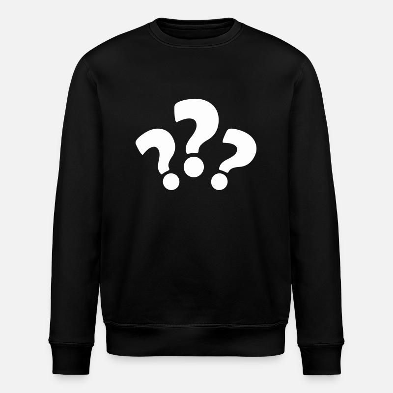 point d’interrogation - Sweat bio ROLLER Stanley/Stella Unisexe - noir