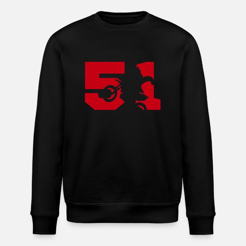 Moto 51 Biker - Stanley/Stella Unisex Bio-Sweatshirt ROLLER - Schwarz