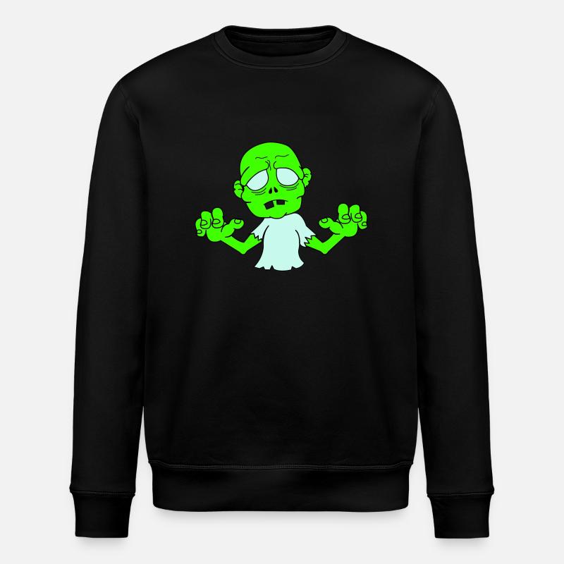 Zombie - Stanley/Stella ROLLER Unisex Organic Sweatshirt - black