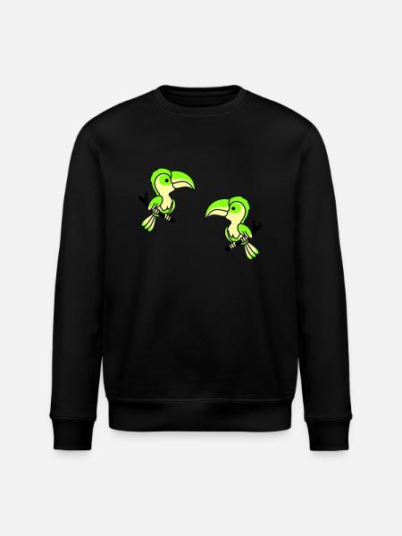 Perroquet 2 - Sweat bio ROLLER Stanley/Stella Unisexe - noir