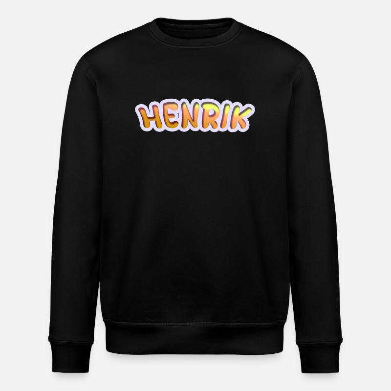 Henrik - Stanley/Stella ROLLER Unisex Organic Sweatshirt - black