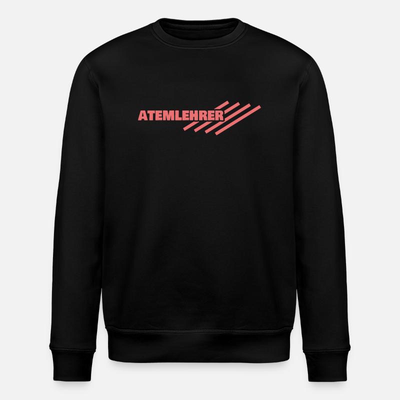 Arbeitsplatz Atemlehrer - Stanley/Stella Unisex Bio-Sweatshirt ROLLER - Schwarz