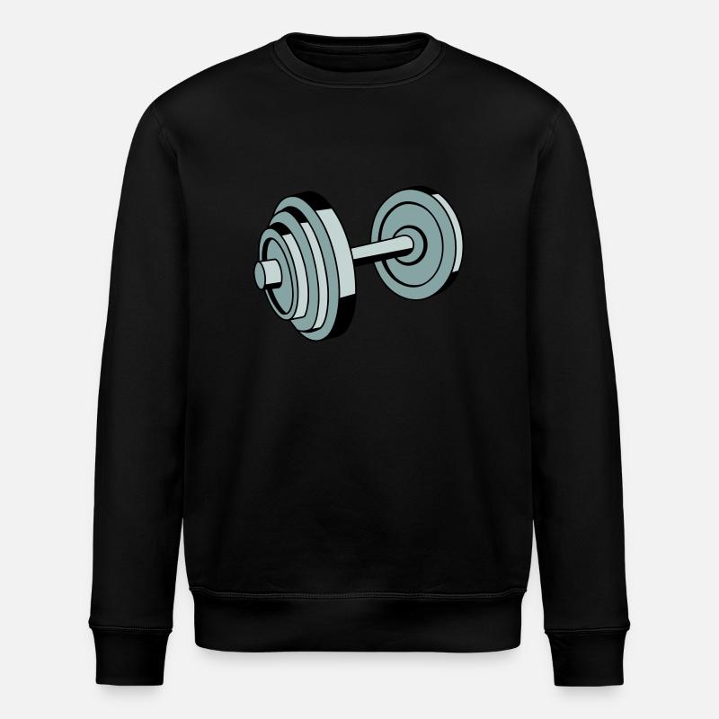 masterfitness_hantel_3fbg - Stanley/Stella Unisex Bio-Sweatshirt ROLLER - Schwarz
