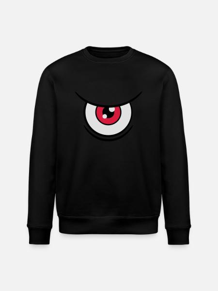 Big Eye - Stanley/Stella ROLLER Unisex Organic Sweatshirt - black