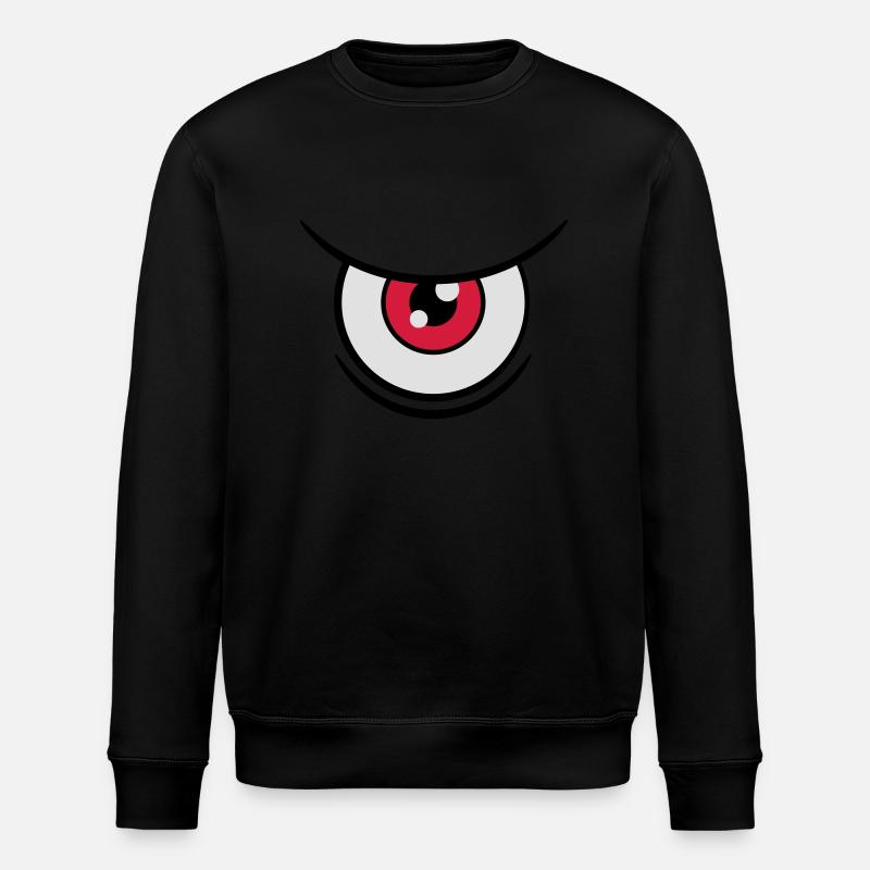 Big Eye - Stanley/Stella Unisex Bio-Sweatshirt ROLLER - Schwarz