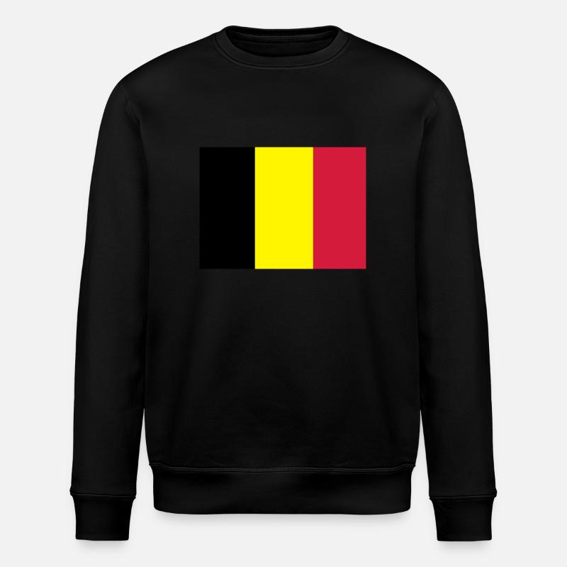 drapeau belge - Sweat bio ROLLER Stanley/Stella Unisexe - noir
