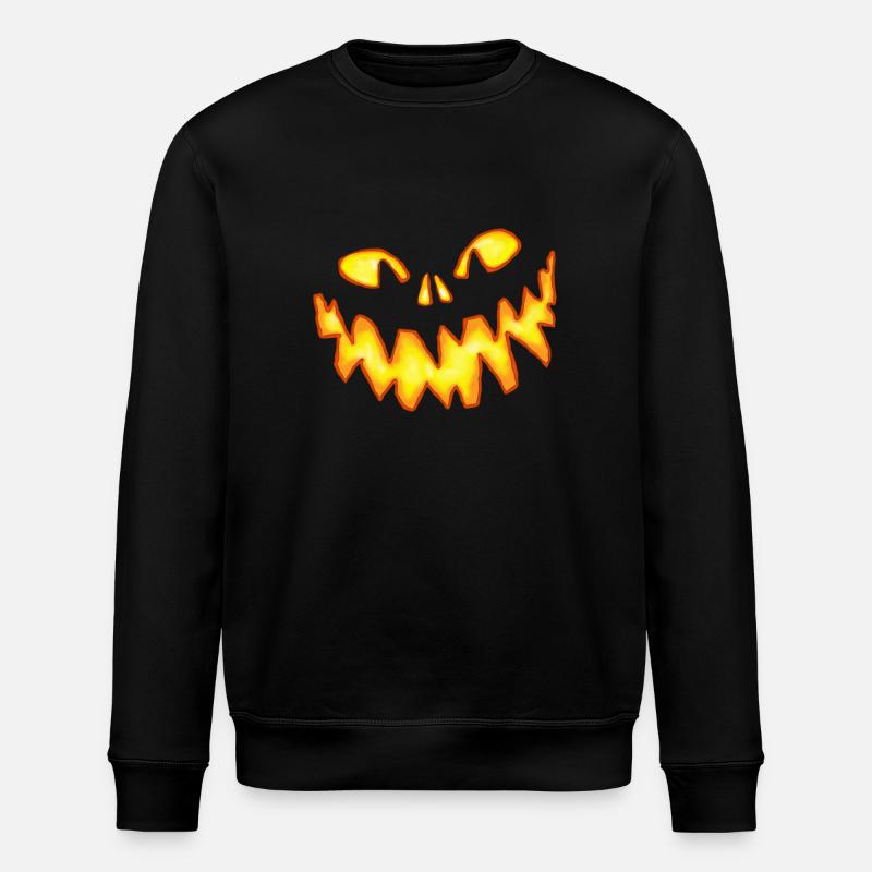 Pumpkin - Stanley/Stella Unisex Bio-Sweatshirt ROLLER - Schwarz