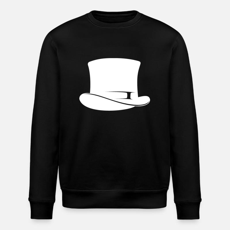 Zylinder weiß - Stanley/Stella Unisex Bio-Sweatshirt ROLLER - Schwarz
