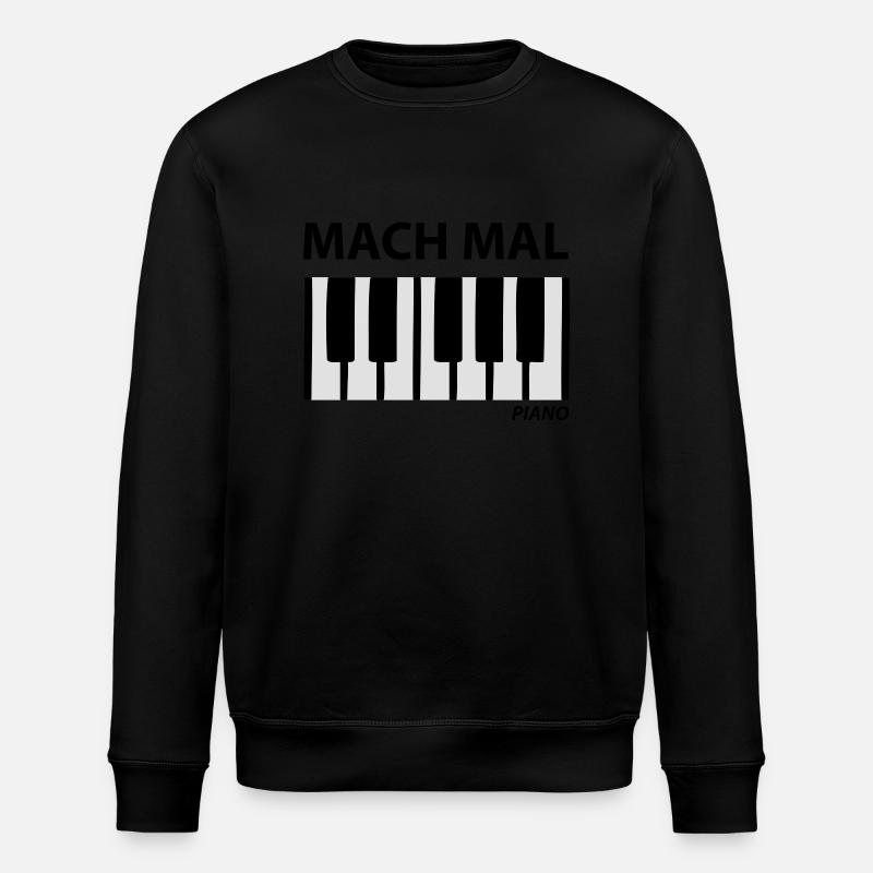 mach mal piano - Sweat bio ROLLER Stanley/Stella Unisexe - noir