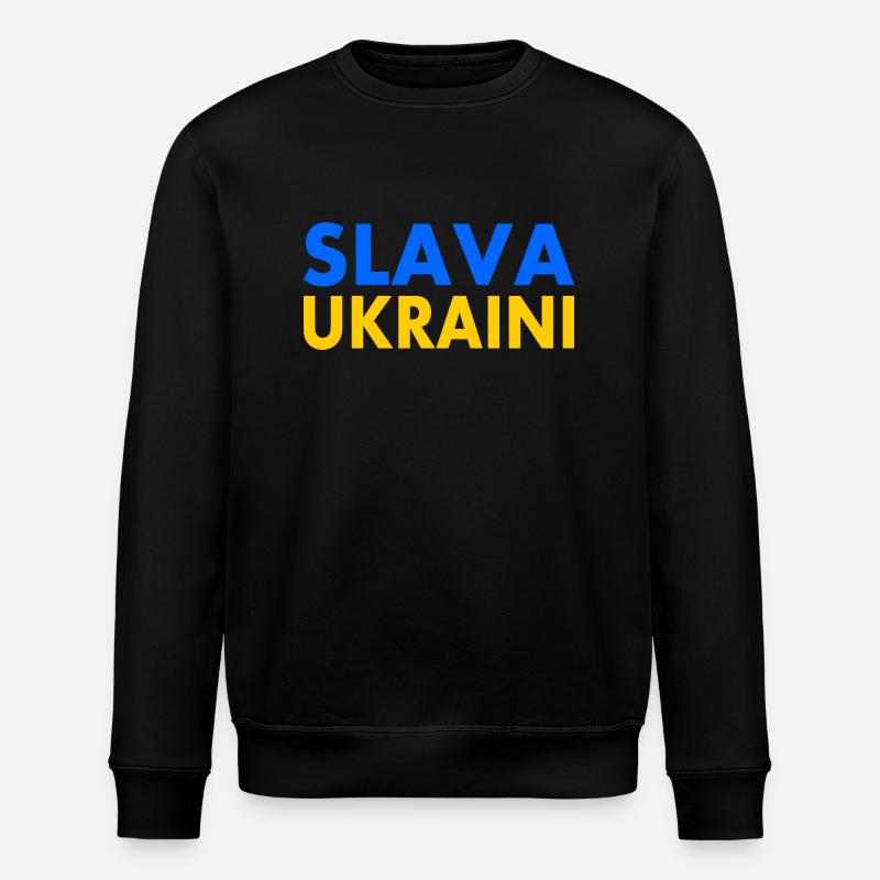 Slava ukraini - Sweat bio ROLLER Stanley/Stella Unisexe - noir